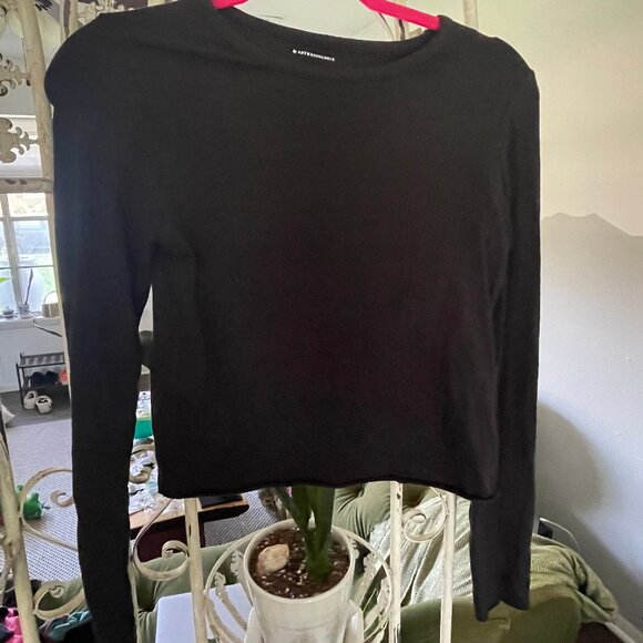 Anthropologie Black Top - Picture 1 of 2
